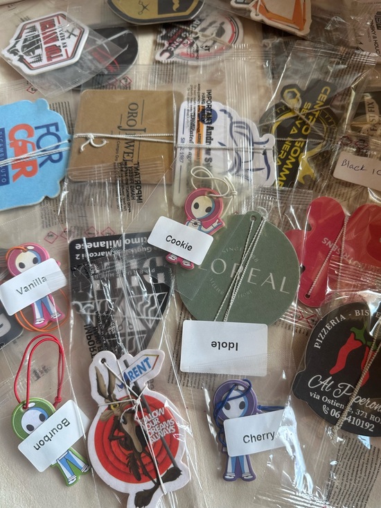 None Other - Set of 21 Assorted Hanging Air Fresheners Scent Variety - NWT